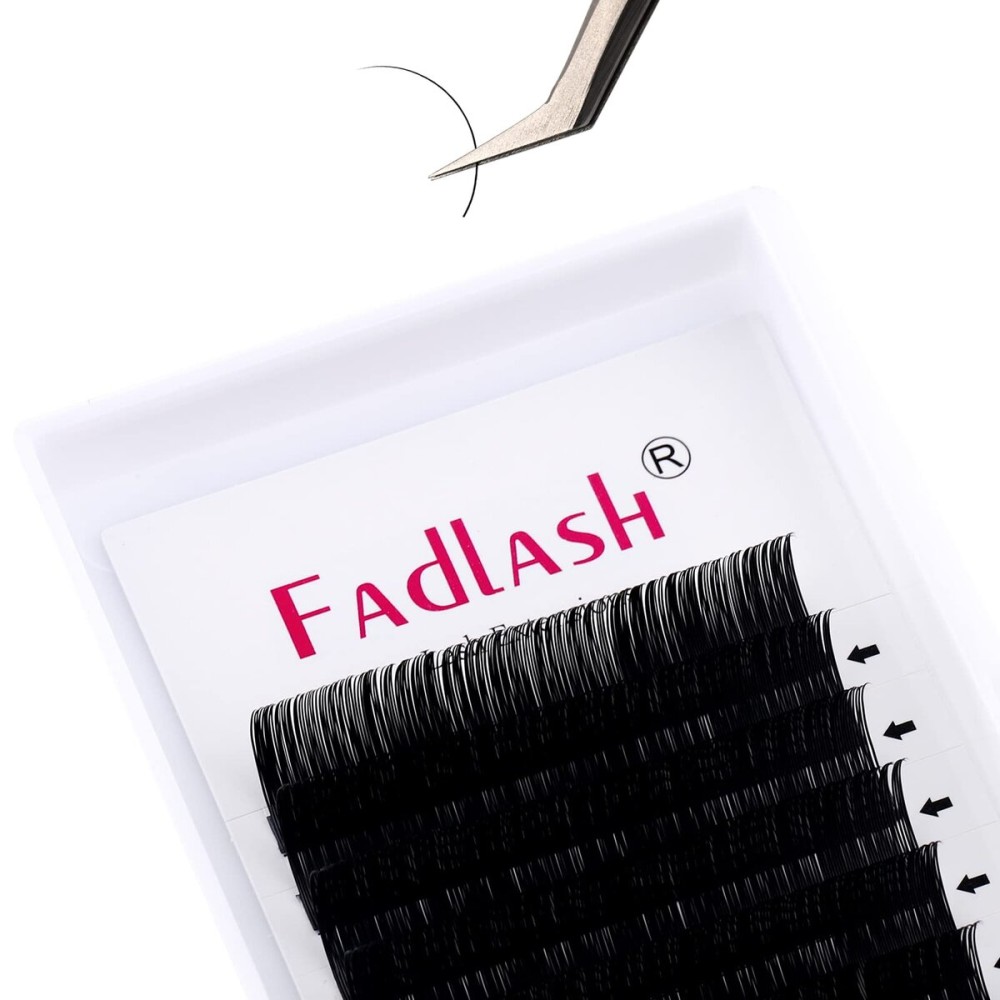 Lash Extensions C Curl 0.15 Eyelash Extension Lashes 11mm Length Matte Black Classic Lash Extensions Individual Eyelashes Professional (0.15-C, 11mm)