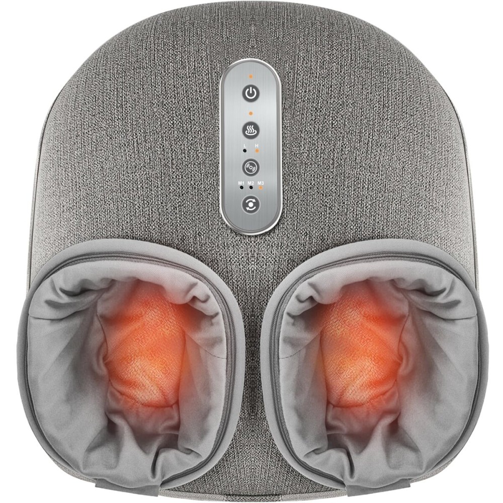 Medcursor Foot Massager Machine with Heat, Shiatsu Deep Kneading, Delivers Relief for Tired Muscles and Plantar, Multi-Level Settings & Adjustable Intensity for Home or Office Use, Gifts for Women Mom