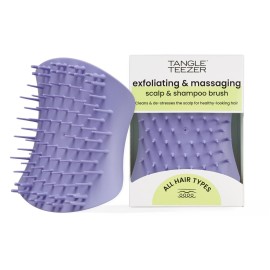 Tangle Teezer Scalp & Shampoo Hairbrush, to Exfoliate, Massage, and Cleanse, for All Hair Types, Lavender Lite Purple
