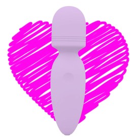 Mini Wand Massager Small Cordless Hand-held Massager Quiet Waterproof Massager Rechargeable Personal Massager for Neck Shoulder Back Body [4.35 * 1.18 inches]