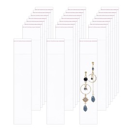 BornFeel 2 x 8 Cello Bags 100pcs Long Resealable Cellophane Bags OPP Self Adhesive Bags 1 Mil for Pretzel Bakery Cookies Candies Jewelry Crafts Candles Party (8 Sizes to Choose from)