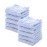 MUKIN Baby Washcloths - Natural Cotton Baby Wipes - Soft Newborn Face Towel for Sensitive Skin - 10 Pack, 12x12 inches
