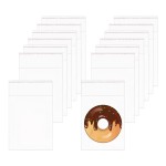 Clear Cellophane Bags 200pcs 4 x 5 Crystal Sealed Clear Bags Self Sealing OPP Cello Bags 1 Mil for Jewelry Earrings Candies Bakery Candle Cookie (18 Sizes to choose from)