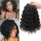 GoGo Curl Crochet hair for Black Women Short Beach Curl crochet hair Bohemian Crochet Braids Natural Black Deep Wave Braiding hair Extensions (10inch,1B)