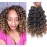 Short GoGo Curl Crochet hair Deep Wave Crochet hair,Ombre Bohemian Crochett Braids Natural Blonde Synthetic Ocean Wave Braiding hair Extensions (10inch,5Packs,1B/27)