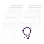 Clear Resealable Cellophane Bags 4 x 4 200pcs Self-Sealing OPP Bags Plastic Cello Bags 1 Mil for Jewelry Earrings Candies Bakery Cookie Candle (18 Sizes to choose from)