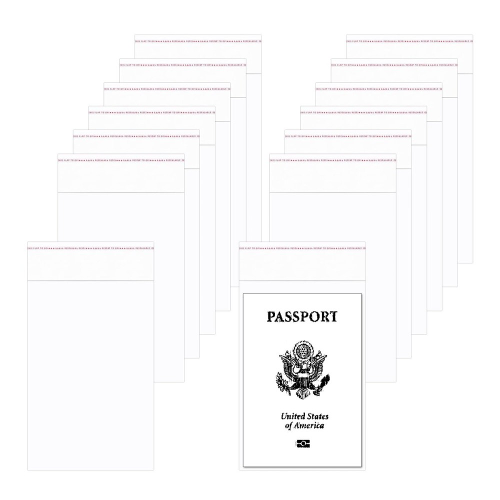 Self Sealing OPP Poly Bags 4 x 6 200pcs Clear Resealable Cello Bags Plastic Cellophane 1 Mil for Cookies Decorative Wrappers (18 Sizes to Choose From)