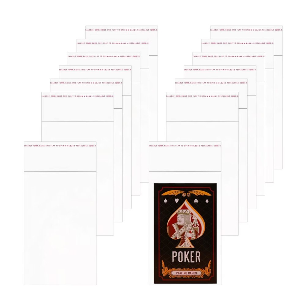 Cello Plastic Poly Bags - 3 x 5 200pcs Crystal Sealed Clear Resealable Self Adhesive Bags for Jewelry, Earrings, Candies, Bakery, Candle, Cookie