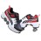 Double-Row Deform Wheel Automatic Walking Shoes Invisible Deformation Roller Skate 2 in 1 Removable Pulley Skates Skating Parkour (RED Black, US 5.5)