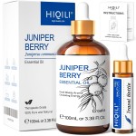HIQILI 100ML Juniper Berry Essential Oil,100% Pure Natural Undiluted Premium - 3.38 Fl Oz