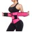 ANGOOL Neopren Waist Trainer For Women,Workout Plus Size Trimmer Belt Sauna Sweat Corset Cincher With Zipper L Pink