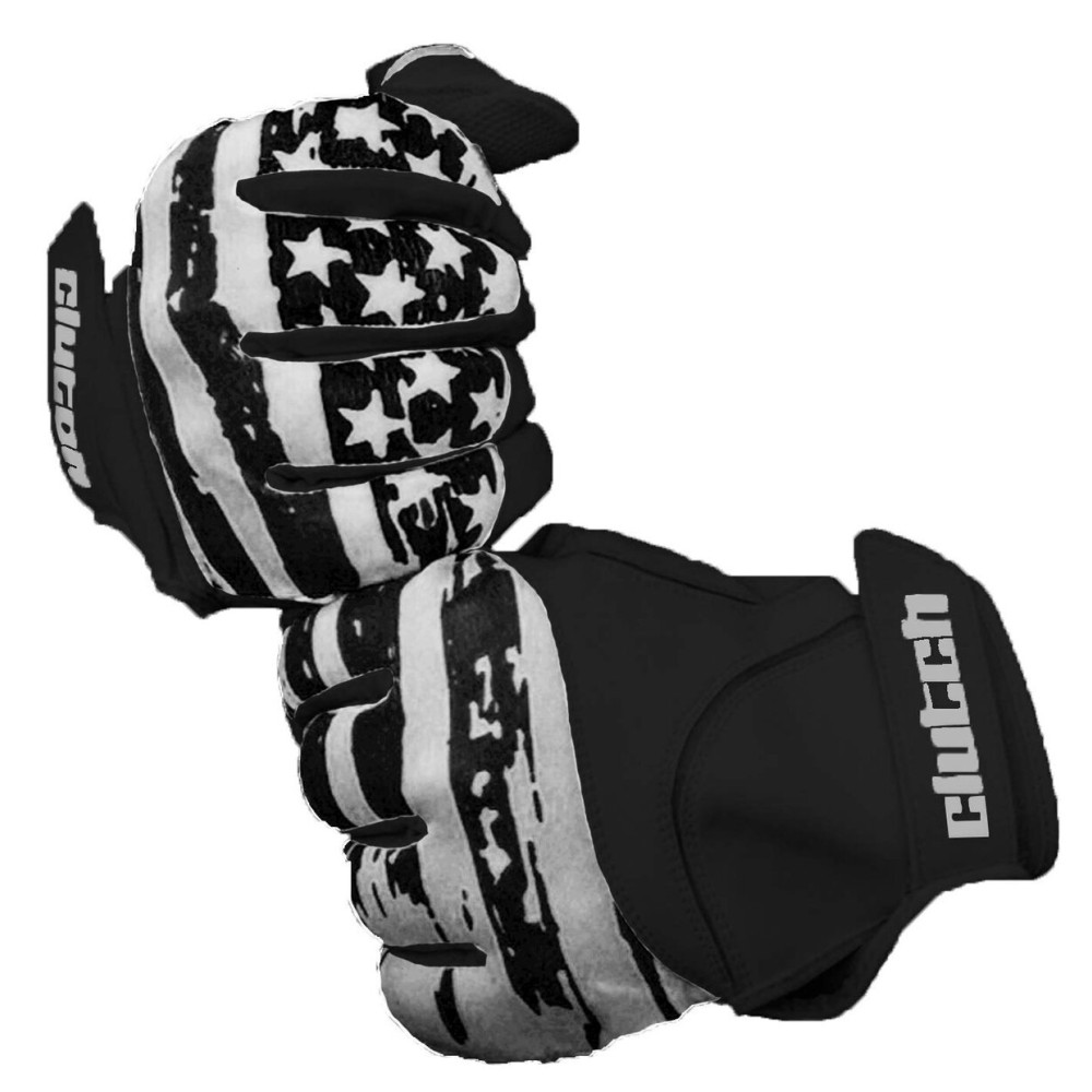 Clutch Sports Apparel American Flag Baseball & Softball Batting Gloves, Super Grip Finger Fit, Performance Mesh & Perforated Sheepskin Palm for Adults & Youth (Tactical, X-Large)