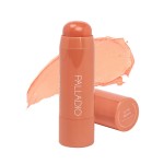 Palladio I\'m Blushing 2-in-1 Cheek and Lip Tint, Buildable Lightweight Cream Blush, Sheer Multi Stick Hydrating formula, All day wear, Easy Application, (Peach)