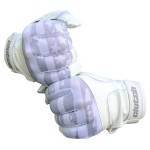 Clutch Sports Apparel American Flag Baseball & Softball Batting Gloves, Super Grip Finger Fit, Performance Mesh & Perforated Sheepskin Palm for Adults & Youth (Whiteout, Large)