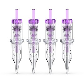 Wormhole Tattoo Cartridge Needles, 20pcs 9RL Disposable Tattoo Needle Cartridges Standard 9 Round Liner for Tattoo Pen Tattoo Cartridge Machine Permanent Makeup Tattoo Supplies (1209RL)