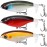 TRUSCEND Fishing Lures with BKK Hooks, Whopper Fishing Lures for Freshwater or Saltwater, Floating Lure for Bass Catfish Pike, Fishing Wobble Surface Bass Bait Teasers Fishing Gifts for Men