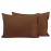 FLXXIE 2 Pack Microfiber Toddler Pillowcases, 14x20 Inches Fits Pillow Sized 12x16, 13x18 or 14x20, Soft and Cozy Small Travel Pillow Covers with Envelope Closure, Brown