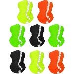 SATINIOR 8 Pcs Neck Gaiter, Reflective Cooling UV Protection Neon Bandana Breathable Face Mask for Men Women Cycling Skiing(Solid Colors,Polyester)