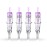 Wormhole Tattoo Cartridge Needles, 20pcs 7F Disposable Tattoo Needle Cartridges Standard 7 Flat Shader for Tattoo Pen Tattoo Cartridge Machine Permanent Makeup Tattoo Supplies (1207F)