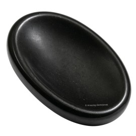 Amazing Gemstone Black Tourmaline Worry Stone, Healing Crystals - Piedra Crystal Fidget for Gift, Meditation, Calming, Relaxation, Stress Relief