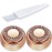 Facial Hair Remover Replacement Heads: Compatible with Finishing Touch Flawless Facial Hair Removal Tool for Women As Seen On TV 18K Gold-Plated Rose Gold (Generation 1 2pack)