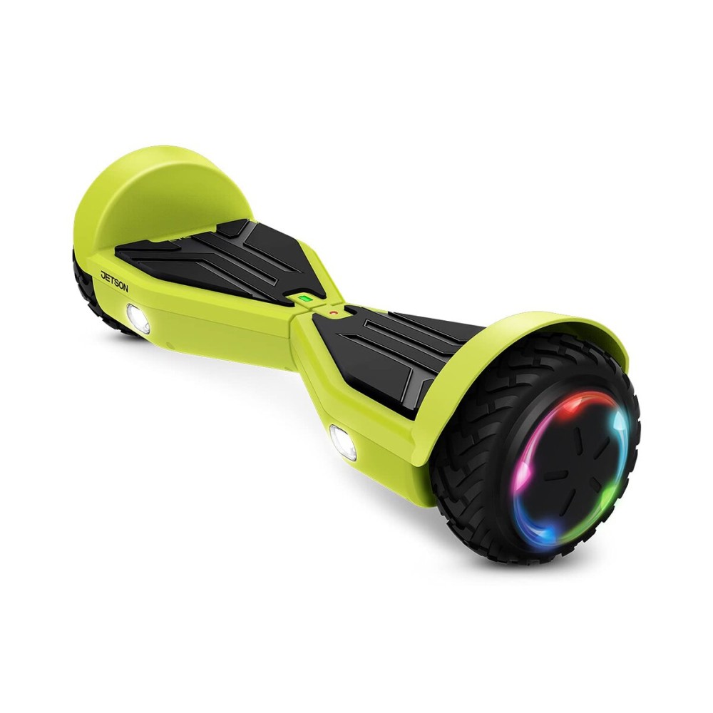 Jetson All Terrain Hoverboard with LED Lights, LED Light-up Wheels, Rechargeable, Self-Balancing Hoverboard with Active Balance Technology, Ages 12+, JAERO-ELC