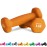 Balelinko Home Gym Equipment Workouts Strength Training Weight Loss Pilates Weights Yoga Sets Weights for Women, Men, Seniors and Youth, 1LB Orange, Pair