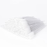 i-Laesh Crystal Mascara Wands Disposable, Eyebrow / Eyelash Brushes for Eyelash Extensions, Lashes Makeup Tool 100 PcsWhite