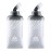 TRIWONDER Water Bottles TPU Soft Flasks Collapsible Running Flasks for Hydration Pack Backpack Hiking Cycling (Gray - 500ml - Pack of 2)
