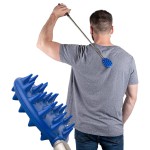 Cactus Scratcher Back Scratcher Extendable Extends 29 Long Double Sided Retractable Scratching Tool for Hand, Neck, Head, and Body - Universal Gift for Family, Pets, and Friends, Big Stick, Blue