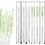 Maitys 360 Pieces Ear Hole Floss Piercing Cleaner Floss Disposable Piercing Aftercare Cleaning Line Ear Hole Care Cleaning Tool for Women Men(White, Green)