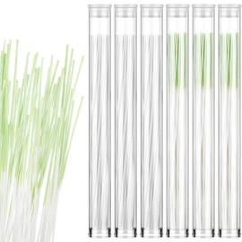 Maitys 360 Pieces Ear Hole Floss Piercing Cleaner Floss Disposable Piercing Aftercare Cleaning Line Ear Hole Care Cleaning Tool for Women Men(White, Green)