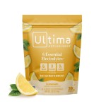 Ultima Replenisher Daily Electrolyte Powder Drink Mix - Sugar Free - Lemonade, 20 Stickpacks - Hydration Packets with 6 Key Electrolytes and Trace Minerals - Keto Friendly, Vegan, Non-GMO