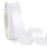Ribbli Double Faced White Satin Ribbon,1 x Continuous 25 Yards,Use for Bows Bouquet,Gift Wrapping,Floral Arrangement