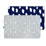 Pack and Play Sheets Fitted, 2 Pack Playard Sheet Fits for Graco Pack n Play Mattress, Mini Crib Sheets for Baby Boys & Girl