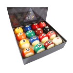 JAPER BEES TV Billiard Ball/Pool Ball Set Regulation Size&Weight Resin Ball with Pink 4 and 12 Balls