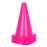 Alyoen 9 inch Traffic Cones, Plastic Sport Cones, Pink Soccer Training Cones for Outdoor Activity & Festive Events (Sets of 10/15/ 20)