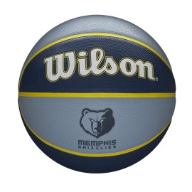 WILSON NBA Team Tribute Basketball - Size 7 - 29.5, Memphis Grizzlies