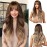 Esmee Ombre Brown to Blonde Wigs 24 Long Synthetic Wig with High Density Natural Headline Heat Permanent Hair Wigs for Women