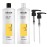 Nioxin System 1 Shampoo & Conditioner Prepack | For Natural or Untreated Hair with Light Thinning | With Niacinamide and Biotin | Pumps Included | 33.8 Fl oz.