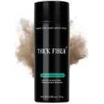 THICK FIBER Hair Fibers for Thinning Hair & Bald spots (LIGHT BROWN) - 25g Bottle - Conceals Hair Loss in Seconds - Hair Powder for Women & Men