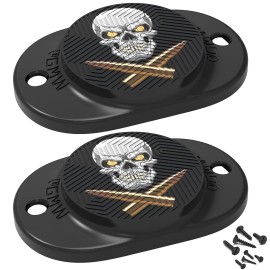 GMW Gun Magnet [2-Pack] | 30 lbs. Rating Magnetic Gun Mount | HQ Rubber Coated Gun Magnet Buckler Series for Car, Truck, Desks, Safes, and Walls | Indoor Gun Racks| Concealed Gun Holder for Handgun