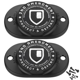 GMW Gun Magnet [2-Pack] | 30 lbs. Rating Magnetic Gun Mount | HQ Rubber Coated Gun Magnet Buckler Series for Car, Truck, Desks, Safes, and Walls | Indoor Gun Racks| Concealed Gun Holder for Handgun