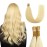 Sunya I Tip Hair Extensions Human Hair 50 Grams 50 Strands/Package Bleach Blonde Pre Bonded Keratin Hair Extensions Fusion 22 inches Remy Straight Stick Tip Real Human Hair 613