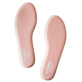 Memory Foam Insoles for Women, Replacement Shoe Inserts for Work Boot, Running Shoes, Hiking Shoes, Sneaker, Cushion Shoe Insoles Shock Absorbing for Foot Pain Relief, Comfort Inner Soles Pink US 5.5