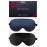 BeeVines 100% Real Mulberry Silk 2 Pack Sleep Mask, Pure Silk Eye Masks with Adjustable Strap for Sleeping, 100% Block Light Eye Sleep Shade Cover, Reduces Puffy Eyes Traveling Gifts(Black & Blue)