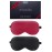 BeeVines 100% Real Mulberry Silk 2 Pack Sleep Mask, Pure Silk Eye Masks with Adjustable Strap for Sleeping, 100% Block Light Eye Shade Cover, Reduces Puffy Eyes Traveling Gifts(Black & Red)