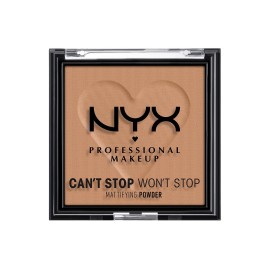 NYX PROFESSIONAL MAKEUP Can\'t Stop Won\'t Stop Mattifying Pressed Powder - Caramel
