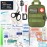 FalconTac 200 Pieces First Aid Kit IFAK Survival Kit Molle System Compatible Pouch, Emergency Kit Gift for Men, Dad, Husband, for Outdoor, Camping, Hunting, Hiking, Home, Earthquake, Disasters