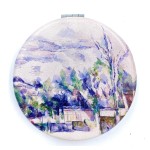 Aeisage Compact Mirror White Pocket Mirror Bulk for Kids Small Travel Mirror for Bags Paul Cezanne Art Print Unique Makeup Gift for Girls